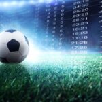 サッカーボールとスコアボード