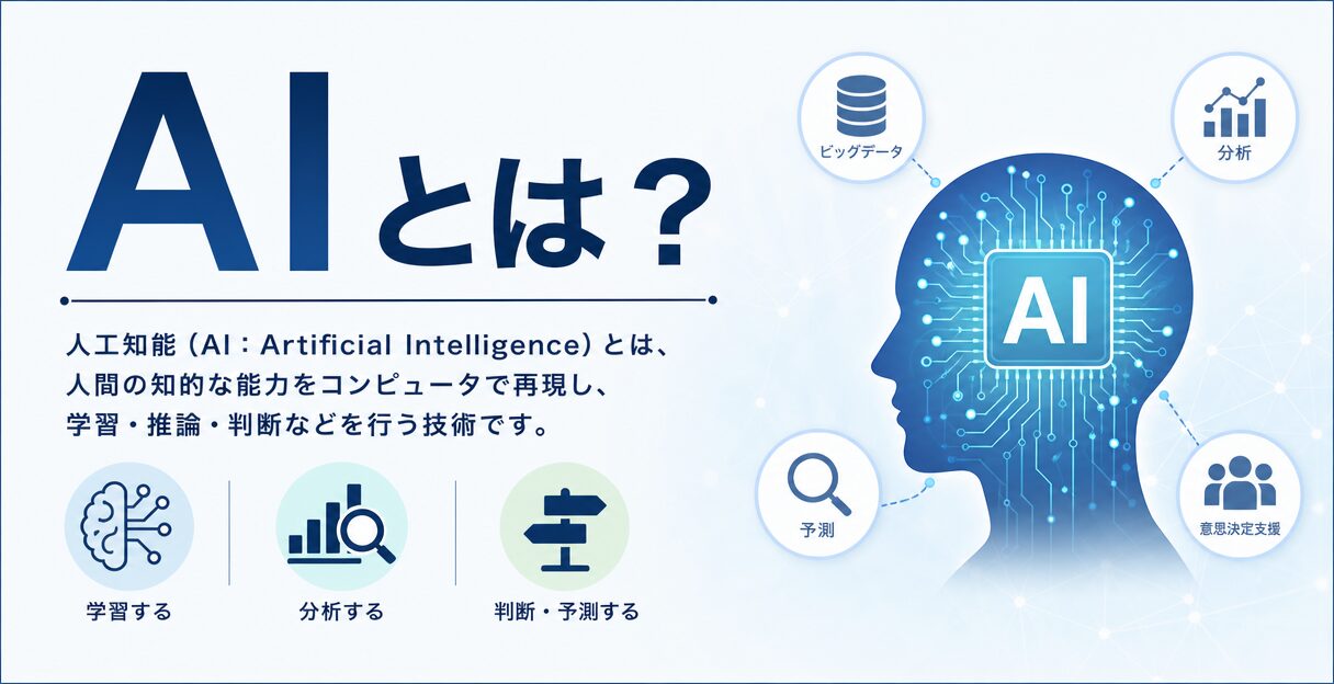 AIによるビッグデータ分析の新たな潮流:予測分析と意思決定支援の最前線 - AIとは?